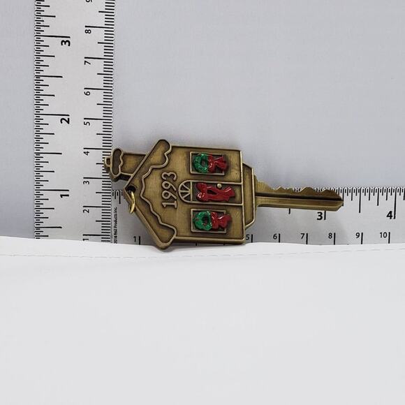 1993 Hallmark New Home Enamel Die-Cast Metal Keepsake Holiday Ornament. - Picture 6 of 6